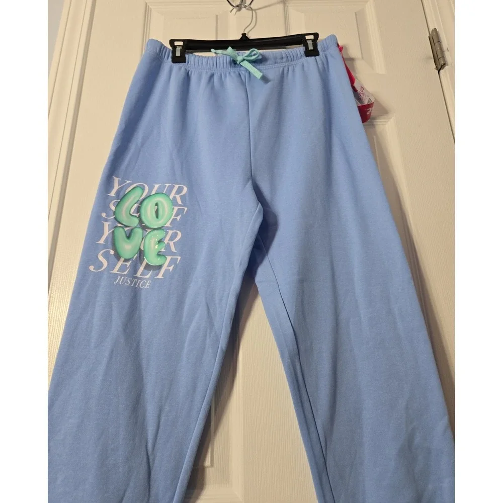 Justice Brand Girls Plus Size Joggers New‎ With Tags Size XL (16P/18P).